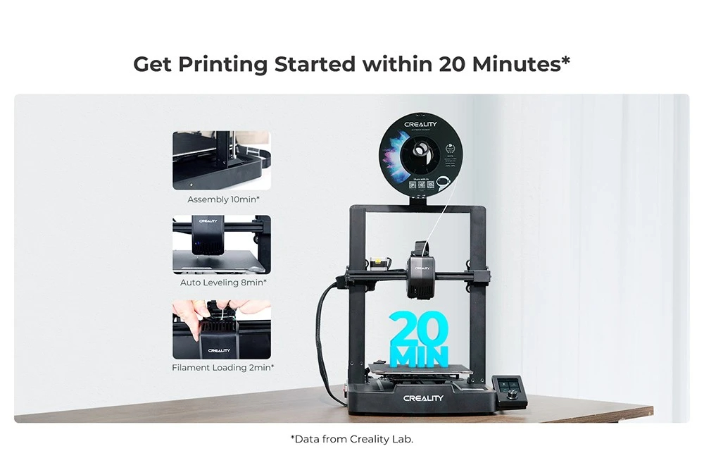 Official Creality Ender 3 V3 SE 3D Printer, Upgraded Ender 3, 250mm/s  2500mm/s² Fast 3D Printer, CR Touch Auto Leveling, Direct Extruder, PC  Spring Steel Bed, Auto-Load Filament: : Industrial & Scientific